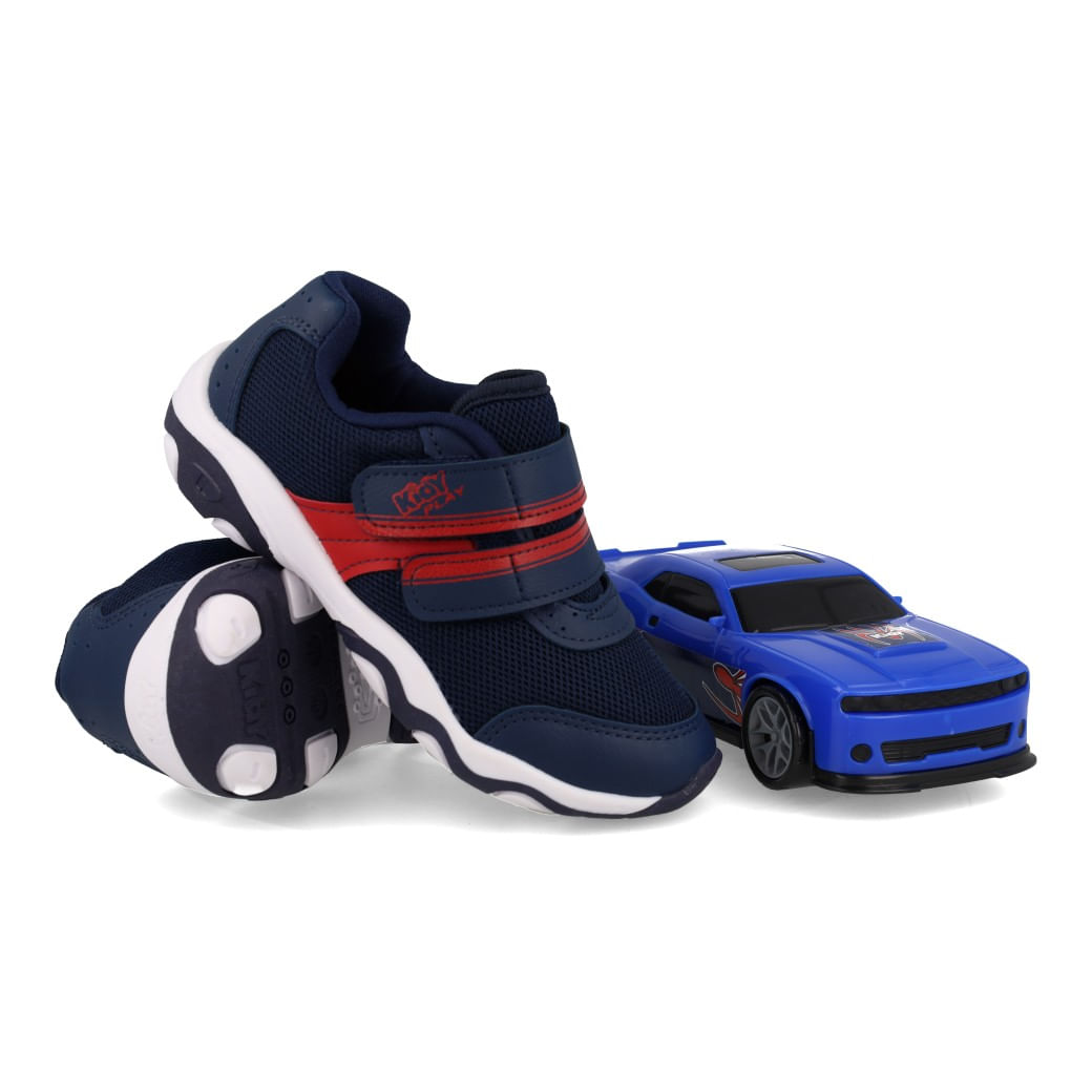 Kidy Tenis 007-0824-1049 Marinho-Vermelho Sint_11__